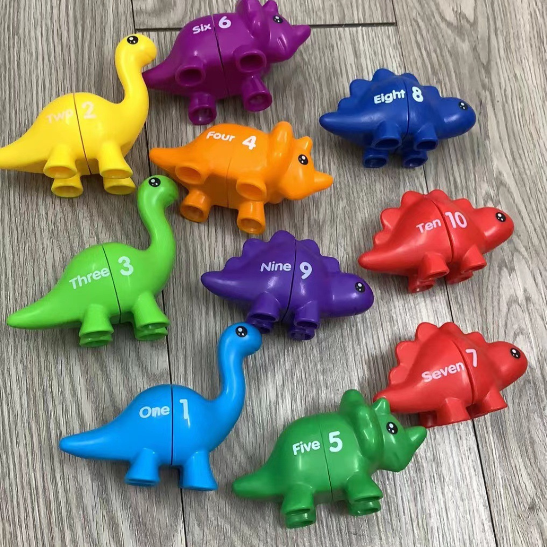 Montessori colours dinosaur sorting game