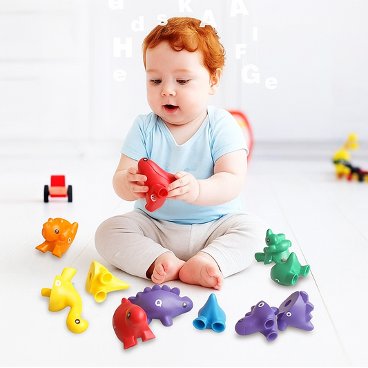 Montessori colours dinosaur sorting game
