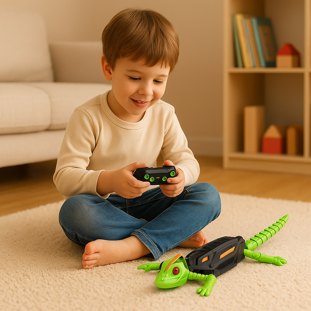 RC wall-climbing gecko toy