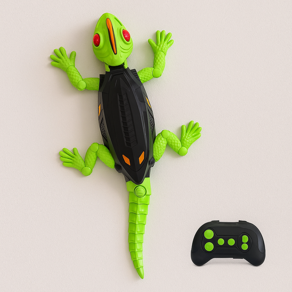 RC wall-climbing gecko toy