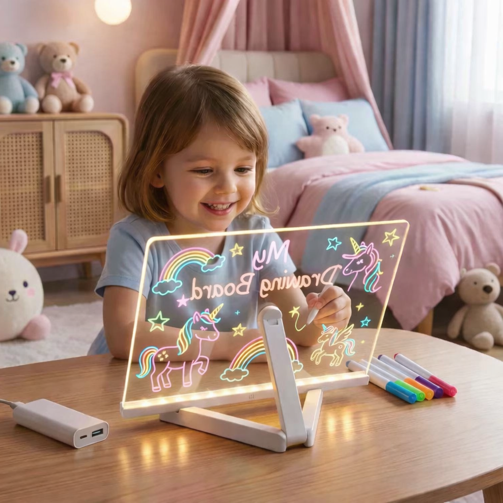 Kids LED Drawing Board Lamp