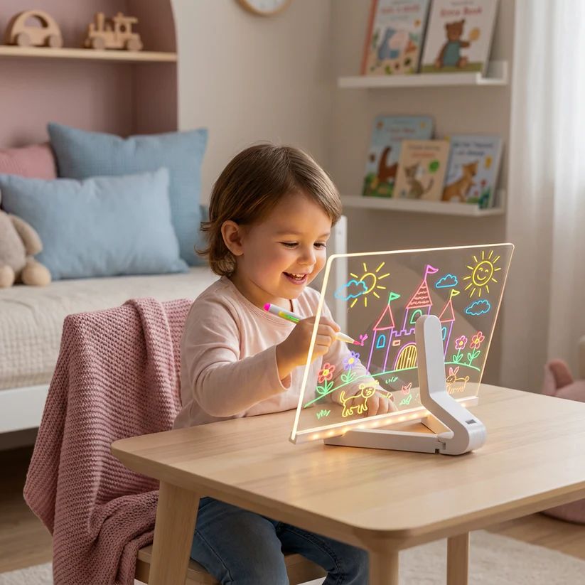 Kids LED Drawing Board Lamp